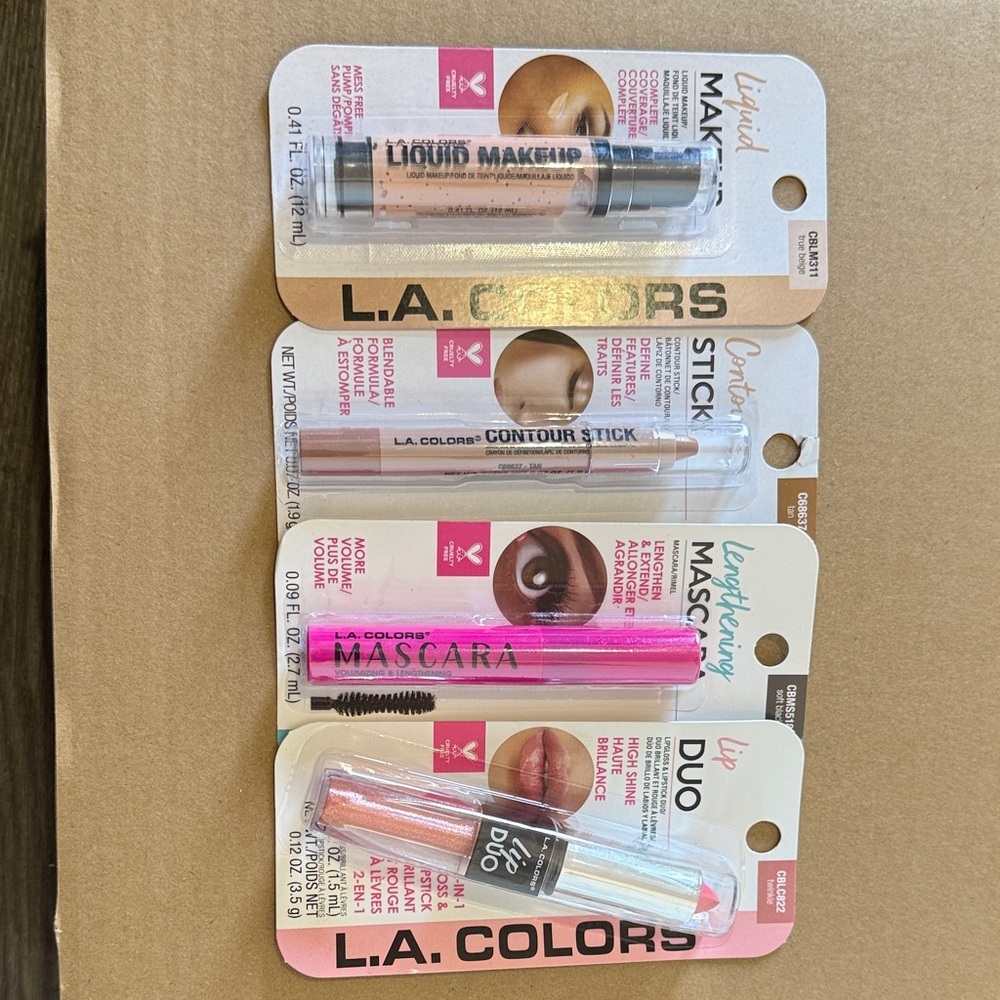 L.A. Colors Makeup Collection with Lip and Eye Essentials
